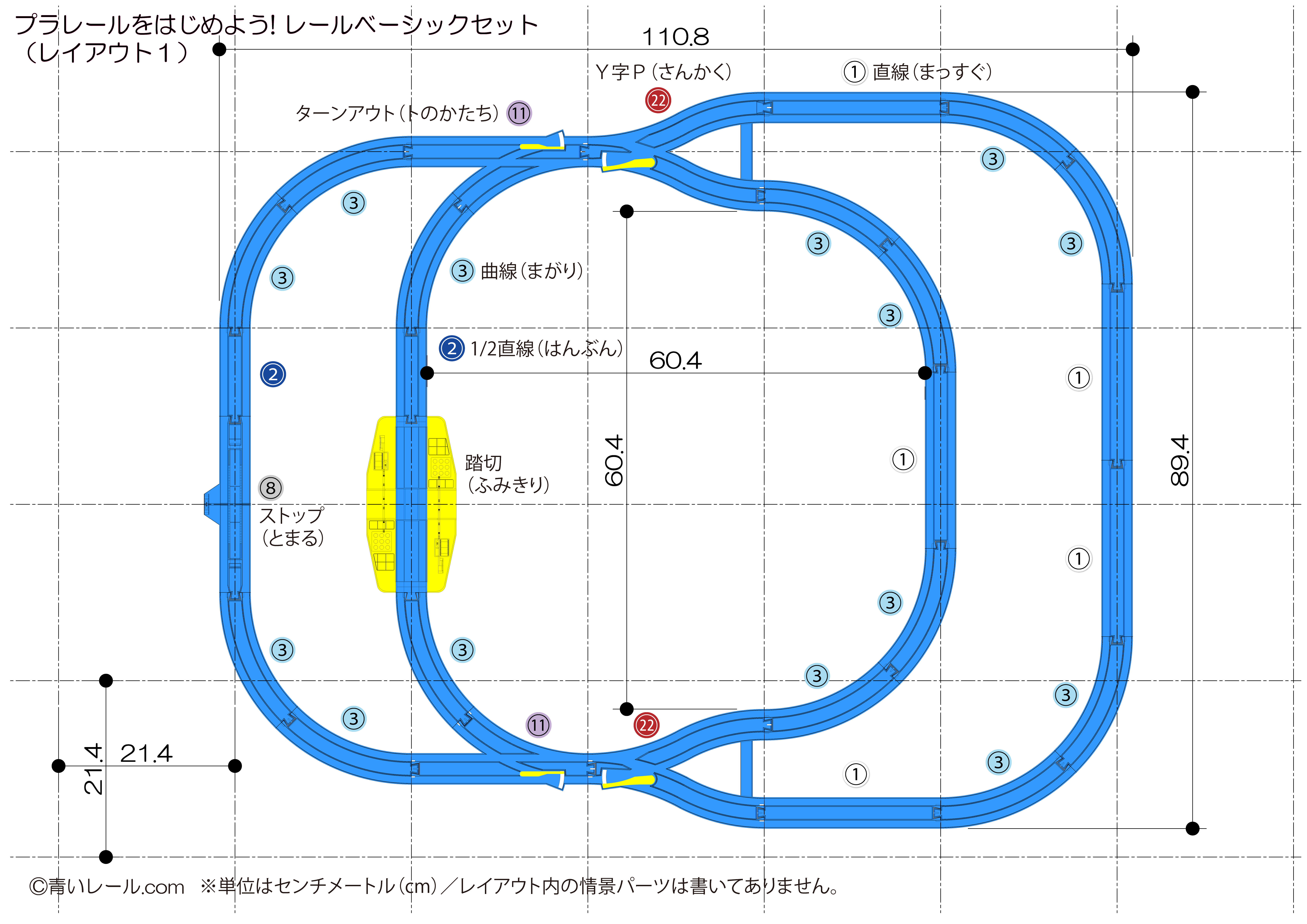 市場 プラレール 10のレイアウトがつくれる